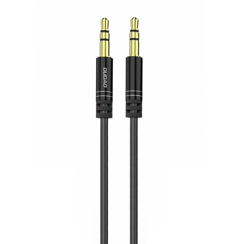 Cablu Audio Dudao L12 Long Extensible Aux Mini Jack 3.5mm 1.5m - Black