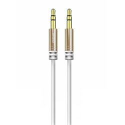 Cablu Audio Dudao L12 Long Extensible Aux Mini Jack 3.5mm 1.5m - Alb