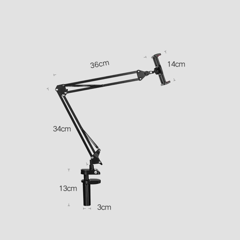 Suport flexibil telefon/tableta birou Ugreen, negru, 50394