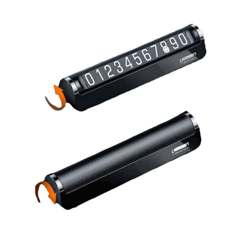 Suport numar telefon auto pentru bord Ugreen, negru, 60326