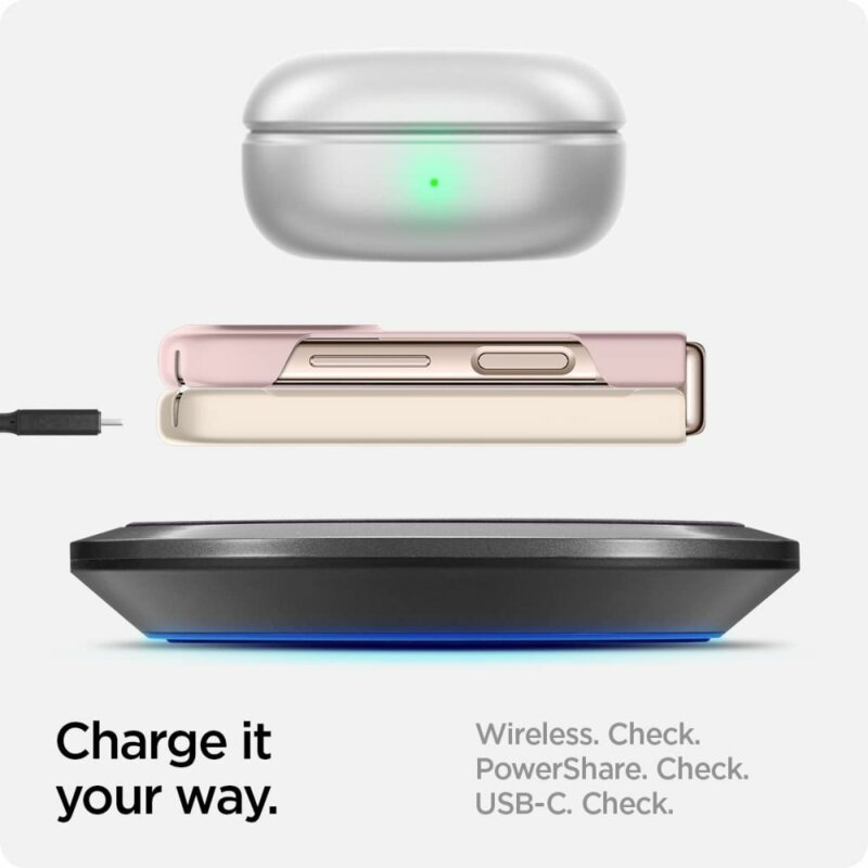 Husa Samsung Galaxy Z Flip4 Spigen Air Skin, roz