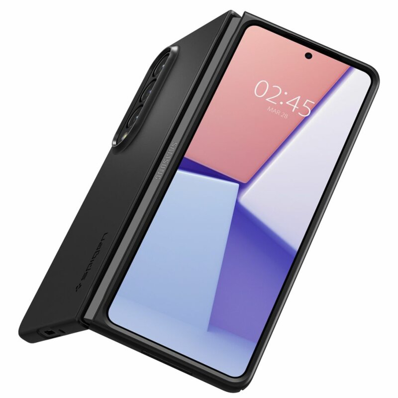 Husa Samsung Galaxy Z Fold4 Spigen Air Skin, negru