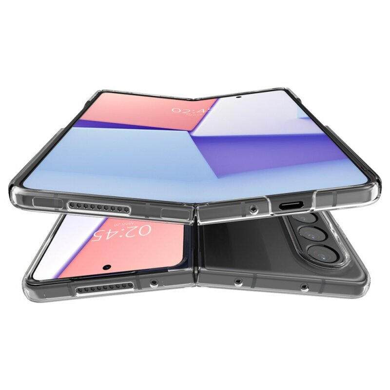 Husa Samsung Galaxy Z Fold4 Spigen Air Skin, transparent