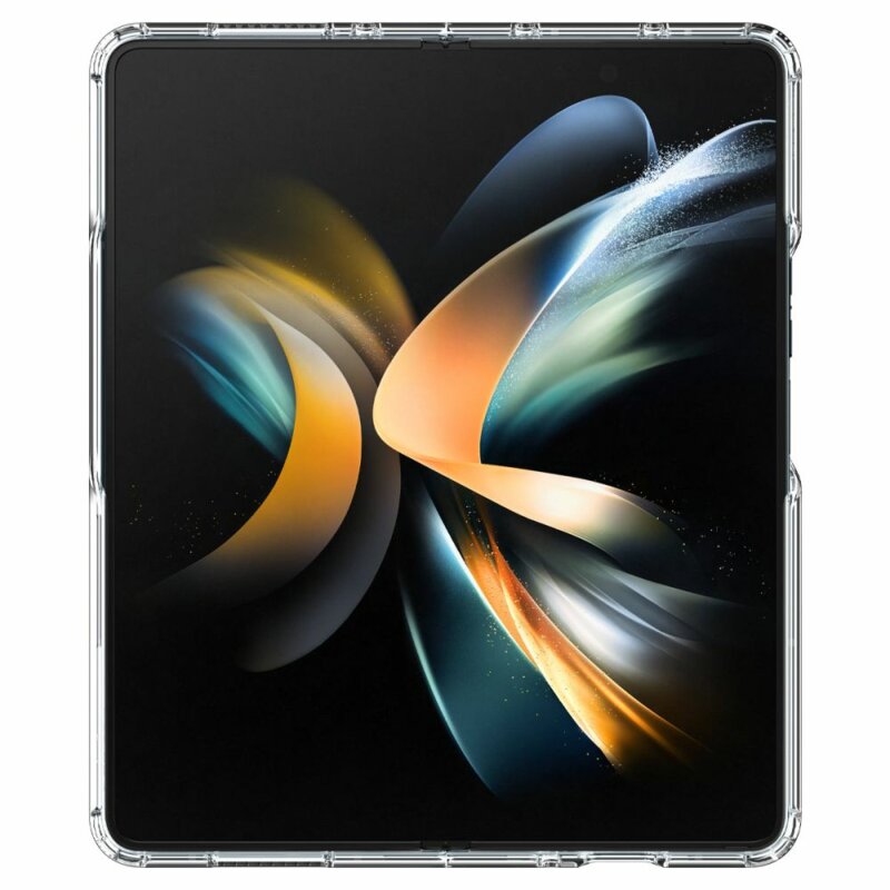 Husa transparenta Samsung Galaxy Z Fold4 Spigen Crystal Hybrid, clear