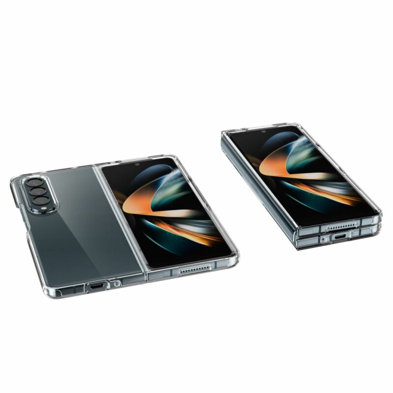 Husa transparenta Samsung Galaxy Z Fold4 Spigen Crystal Hybrid, clear