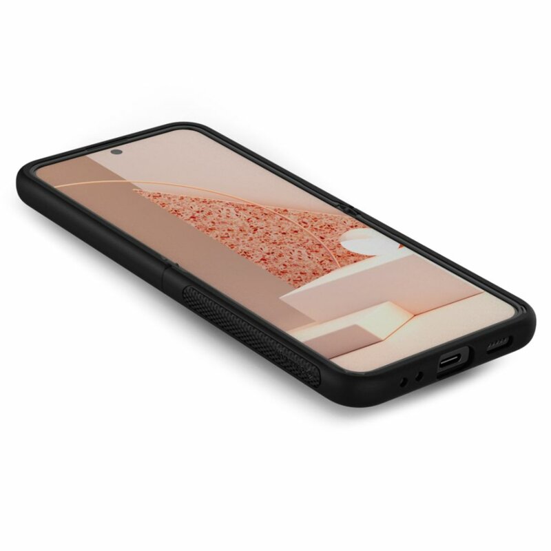 Husa Samsung Galaxy Z Flip4 Spigen Caseology Parallax, negru