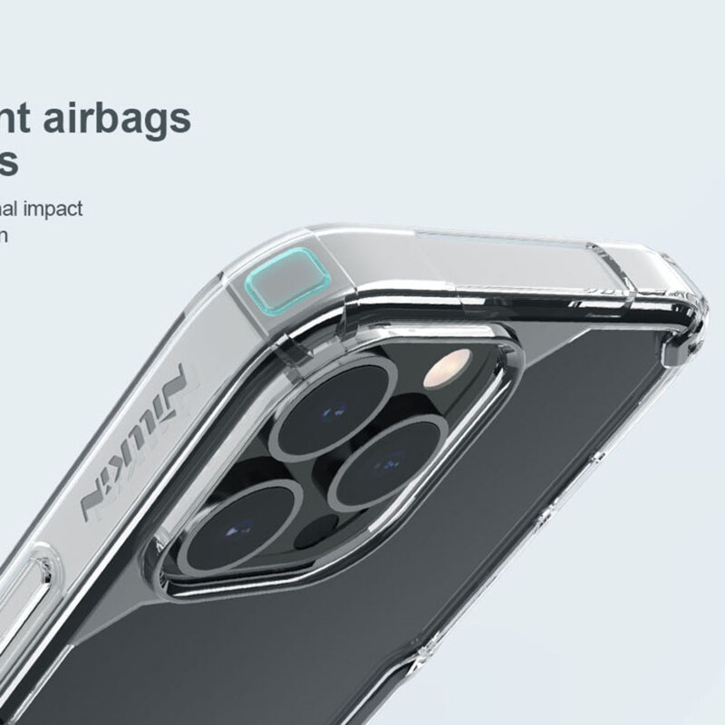 Husa iPhone 14 Pro Max Nillkin Nature Pro, transparenta