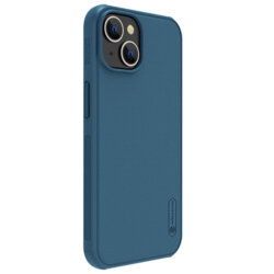 Husa iPhone 14 Nillkin Super Frosted Shield, albastru
