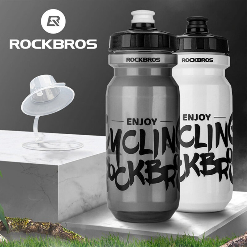 Sticla apa pentru bicicleta 600ml RockBros, alb, 35210068001