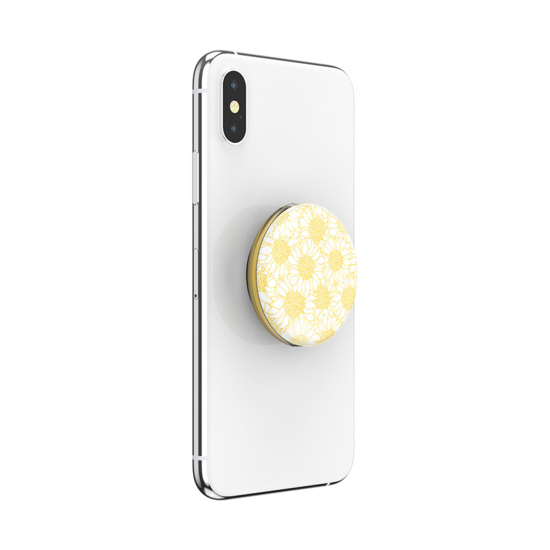 Popsockets original, suport cu functii multiple, PopLips Burt’s Bees Sunflower Field