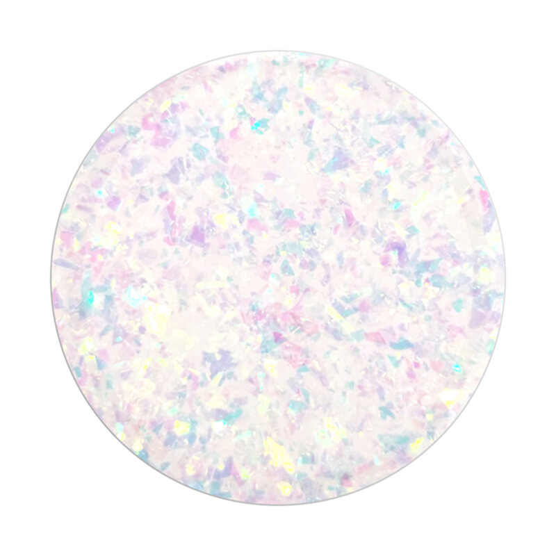 Popsockets original, suport cu functii multiple, Iridescent Confetti White