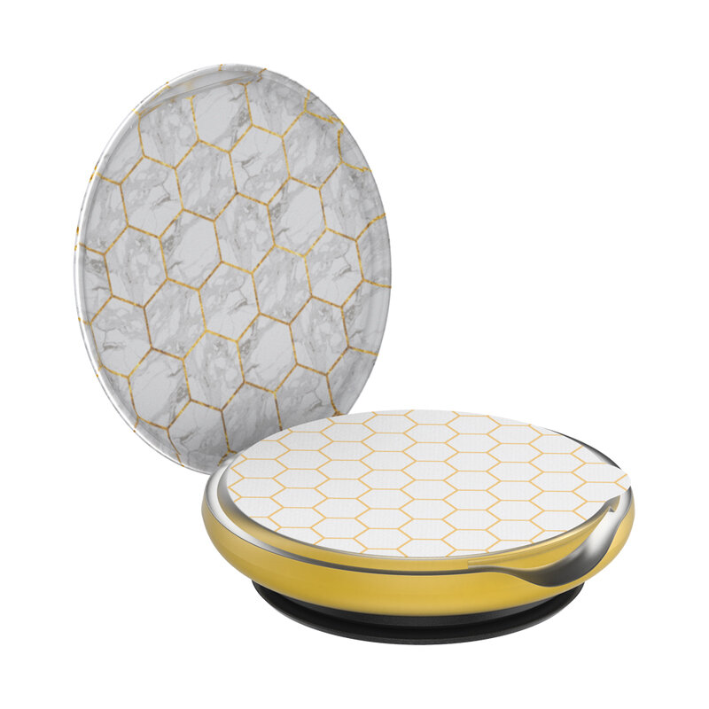 Popsockets original, suport cu functii multiple, PopGrip Lips X Burt's Bees Honeycomb