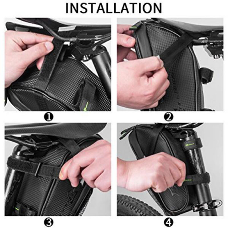 Geanta impermeabila cadru bicicleta RockBros C7-1, negru
