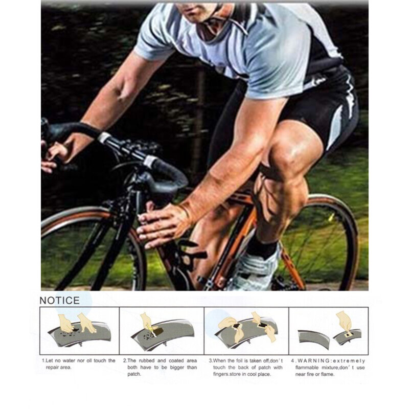 Kit pana bicicleta pentru reparatie RockBros, alb, GJ2145