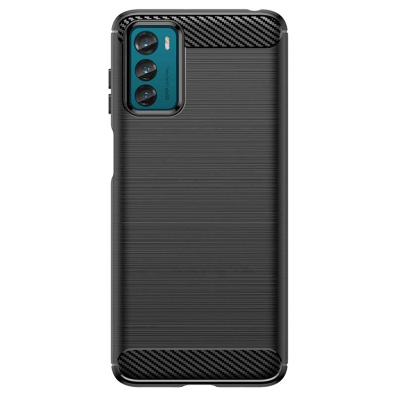 Husa Motorola Moto G42 Techsuit Carbon Silicone, negru