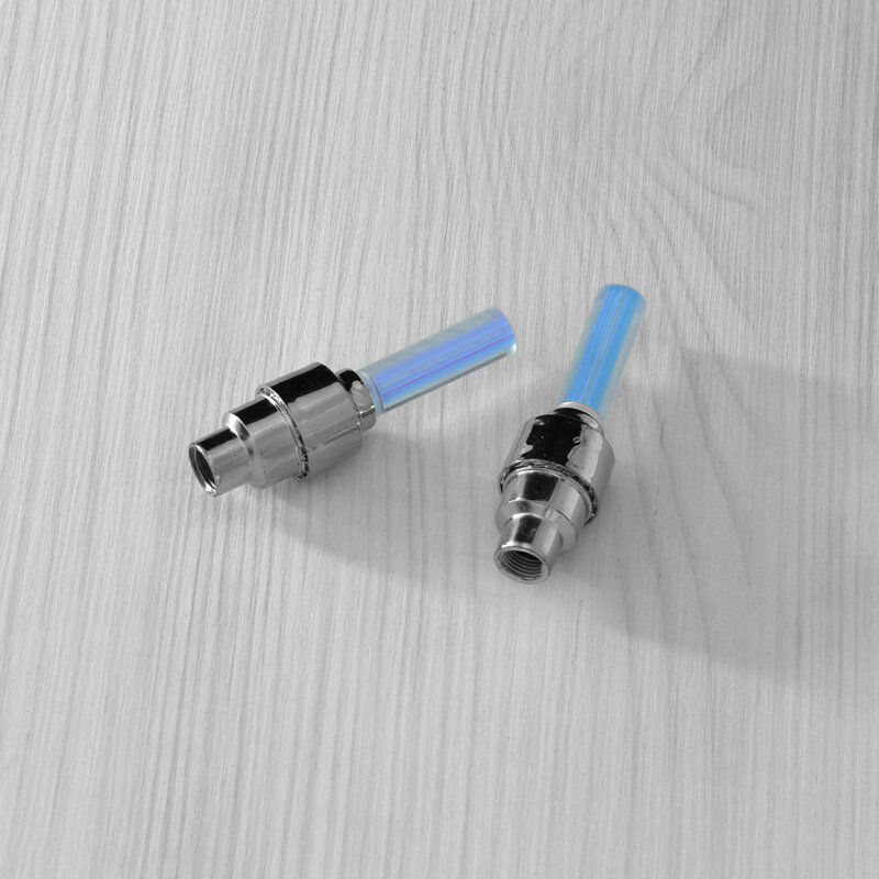 [Set 2x] Capac ventil lumini LED bicicleta RockBros, albastru, WD1007B