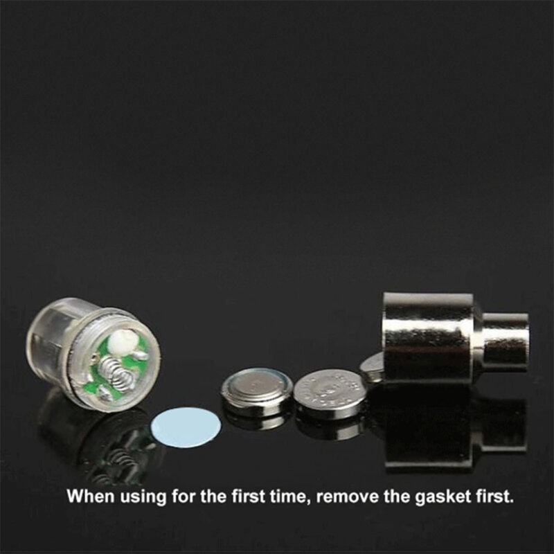 [Set 2x] Capac ventil lumini LED bicicleta RockBros, albastru, WD1007B