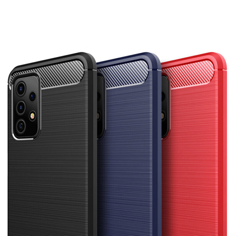 Husa Samsung Galaxy A32 5G Techsuit Carbon Silicone, negru