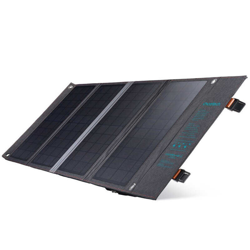 Panou solar pliabil 100W Choetech, DC, tip C, 2 x USB, SC009
