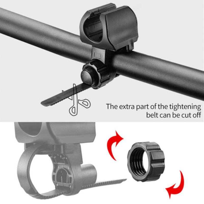 Suport lanterna pentru bicicleta RockBros, negru, LTD1005