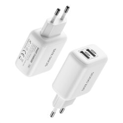 Incarcator Fast Charging 2 x USB 12W Dux Ducis C10, alb
