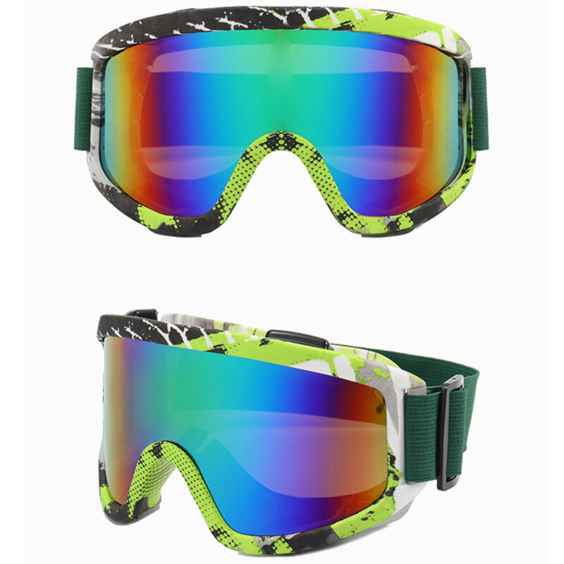 Ochelari schi OTG, protectie UV unisex Techsuit 3048-2, verde