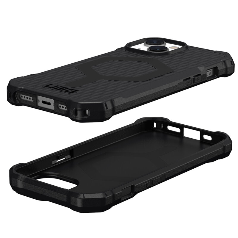 Husa iPhone 14 UAG Essential Armor MagSafe, negru