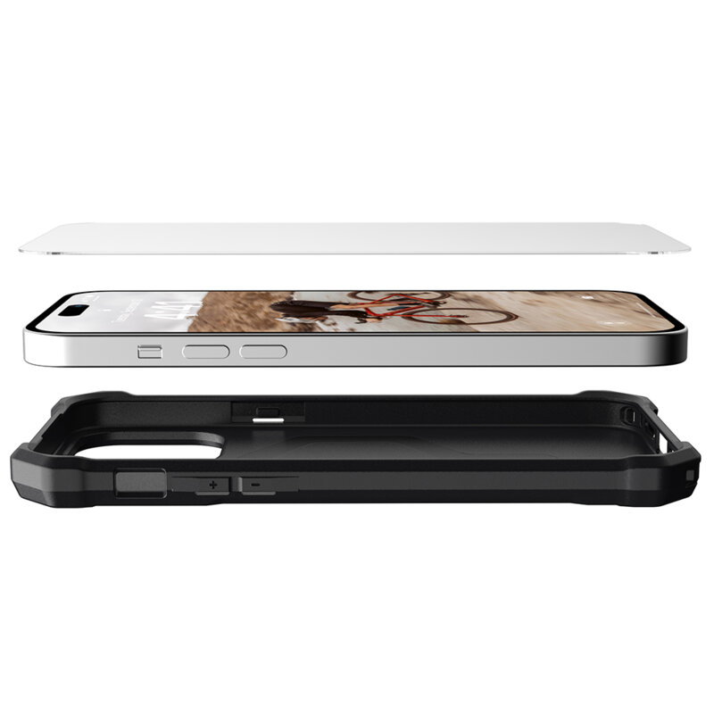Folie sticla iPhone 14 Pro Max UAG Glass Shield, clear