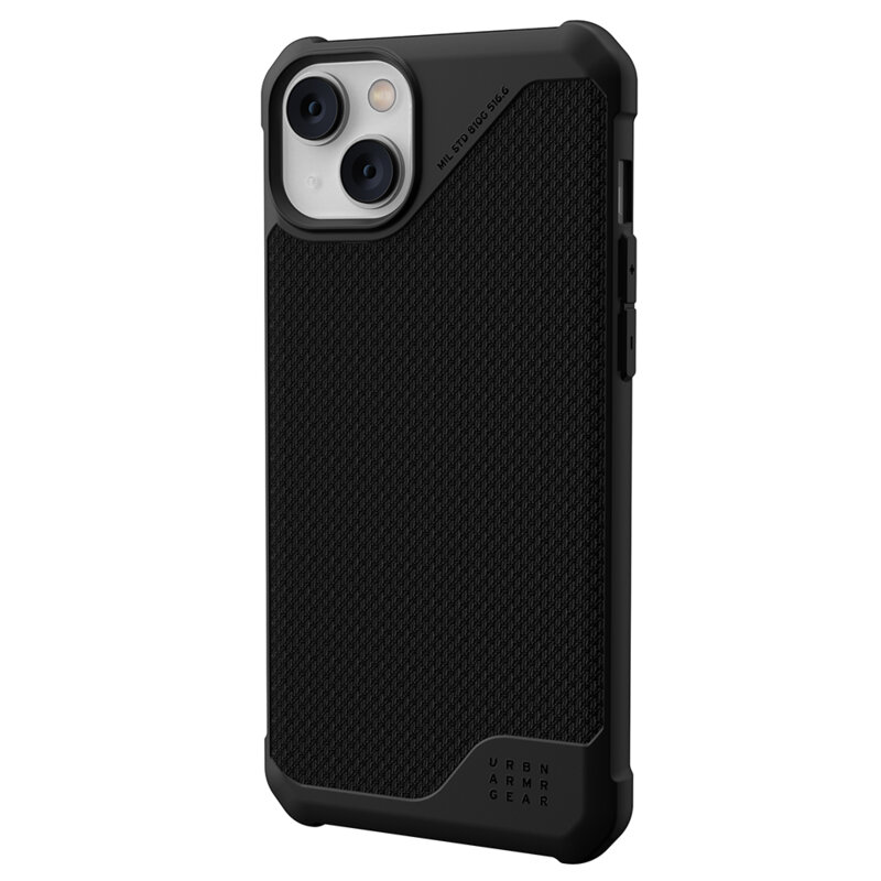 Husa iPhone 14 Plus UAG Metropolis LT MagSafe, negru kevlar