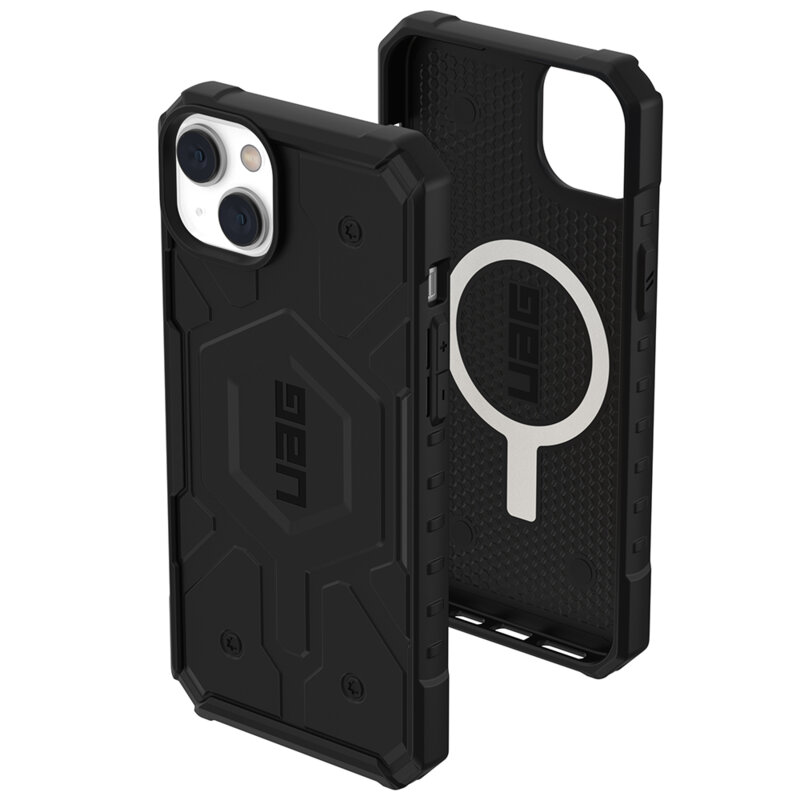 Husa iPhone 14 Plus antisoc UAG Pathfinder MagSafe, negru