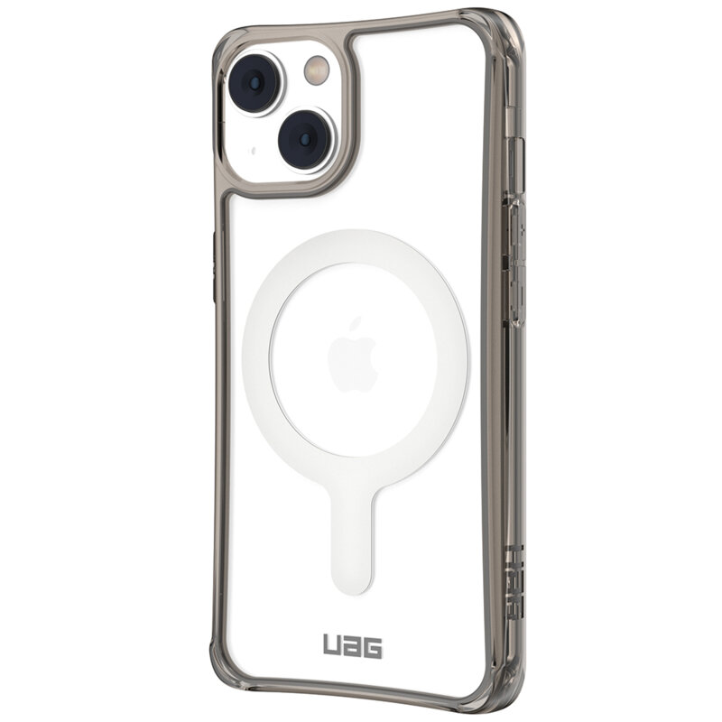 Husa transparenta iPhone 14 UAG Plyo MagSafe, ash