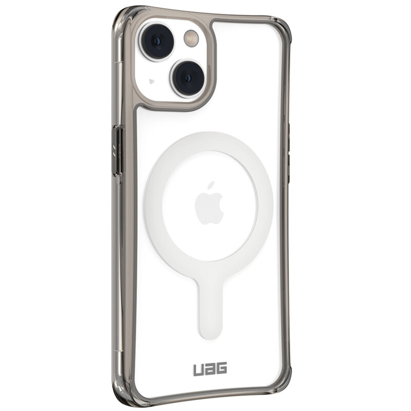 Husa transparenta iPhone 14 UAG Plyo MagSafe, ash