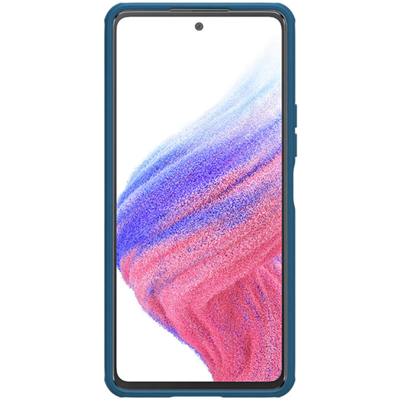 Husa Samsung Galaxy A53 5G Nillkin Super Frosted Shield PRO, albastru