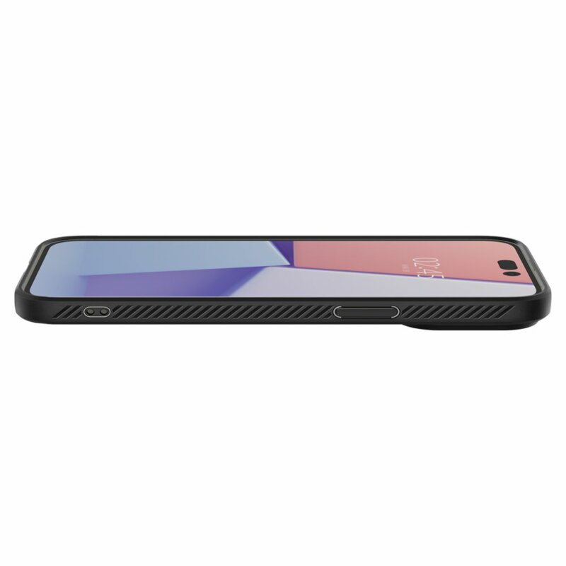 Husa iPhone 14 Pro Spigen Liquid Air, negru