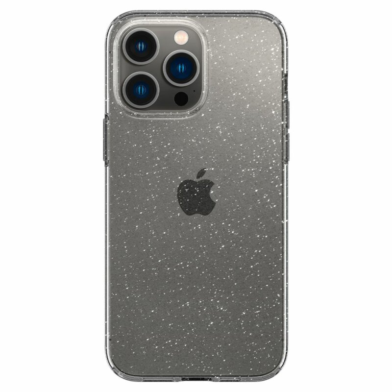 Husa iPhone 14 Pro Spigen Liquid Crystal Glitter, Crystal Quartz