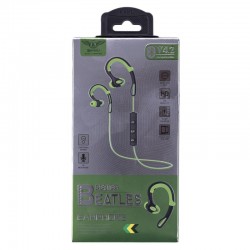 Casti In-Ear Bluetooth Cu Microfon Ikaku Beatles Series - Green
