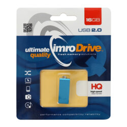 Stick de memorie USB 16GB Imro Edge, albastru