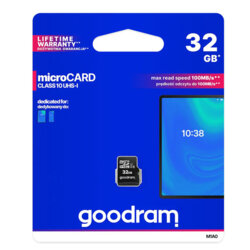 Card de memorie 32GB microcard clasa 10 USH-I 1 GoodRam M1A0
