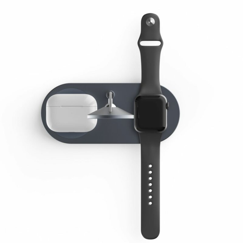 Statie incarcare wireless Apple MagSafe Tech-Protect A22, 15W, gri