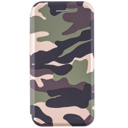 Husa iPhone 7 Flip Magnet Book Type - Camouflage