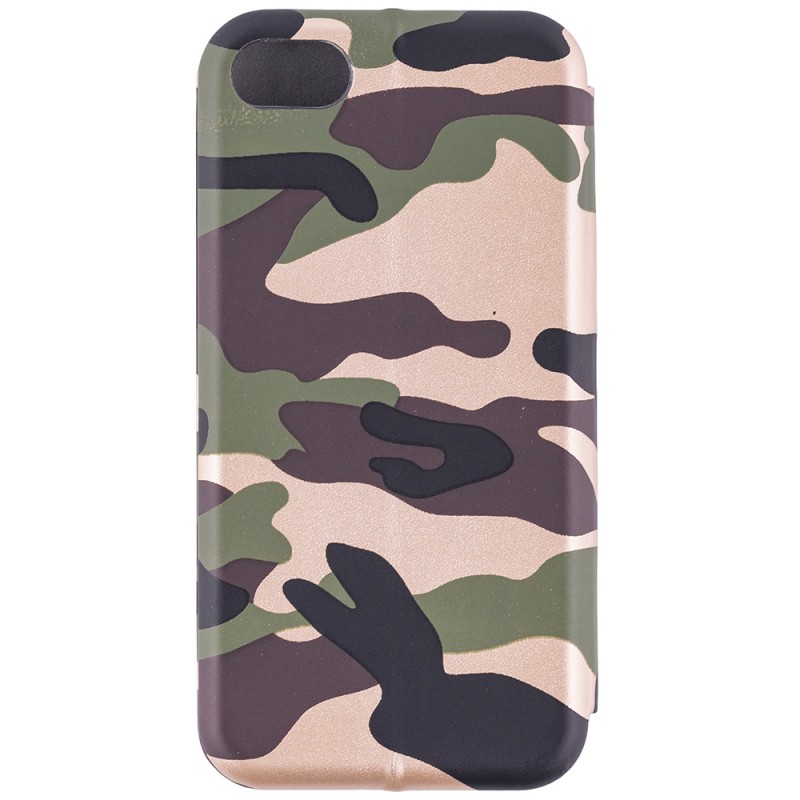 Husa iPhone 7 Flip Magnet Book Type - Camouflage