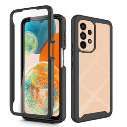 [Pachet 360°] Husa + folie Samsung Galaxy A23 5G Techsuit Defense, negru