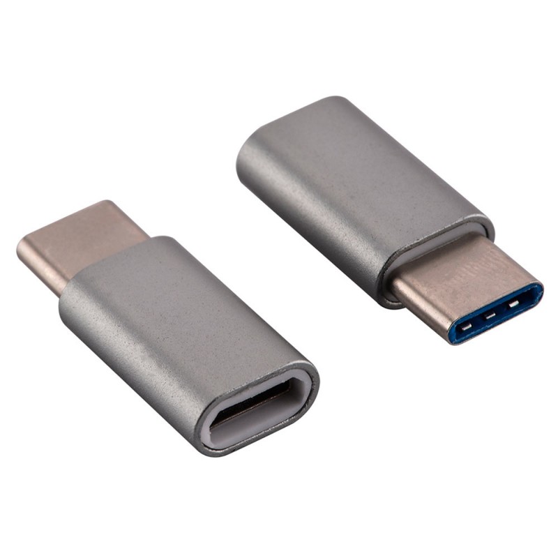 Convertor Micro-USB - Type-C- Gri