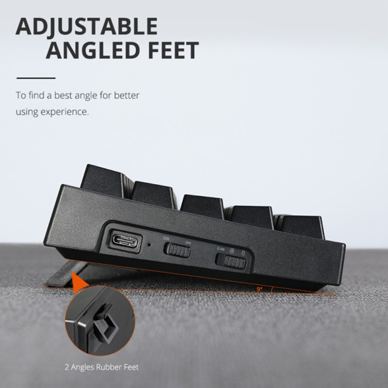 Tastatura gaming wireless RGB, Tronsmart Elite, negru