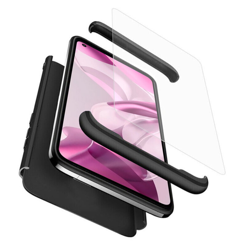 [Pachet 360°] Husa + Folie Xiaomi 11 Lite 5G NE GKK Original - Negru