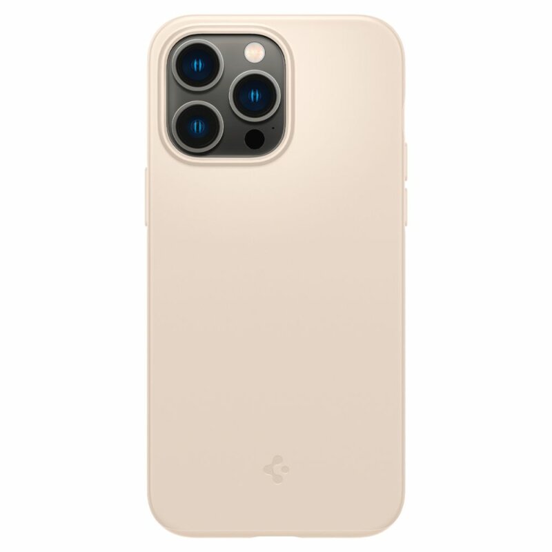 Husa iPhone 14 Pro Spigen Thin Fit, bej