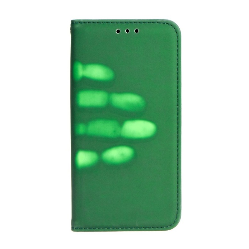 Husa Thermo Book Huawei P9 Lite 2017, P8 Lite 2017 - Verde