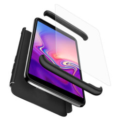 [Pachet 360°] Husa + folie Samsung Galaxy J6 Plus GKK Original, negru