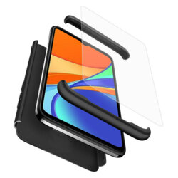 [Pachet 360°] Husa + Folie Xiaomi Redmi 9C NFC GKK Original - Negru