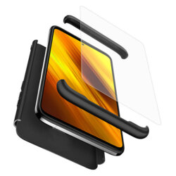 [Pachet 360°] Husa + Folie Xiaomi Poco X3 NFC GKK Original - Negru